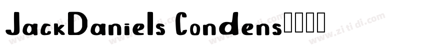 JackDaniels Condens字体转换